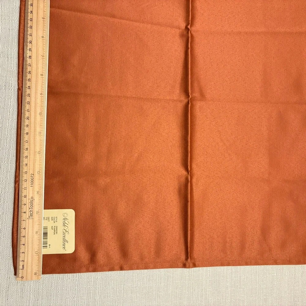 Noble Excellence Pumpkin 28 Pc Table Linen Set 14 Placemats 14 Napkins Fall